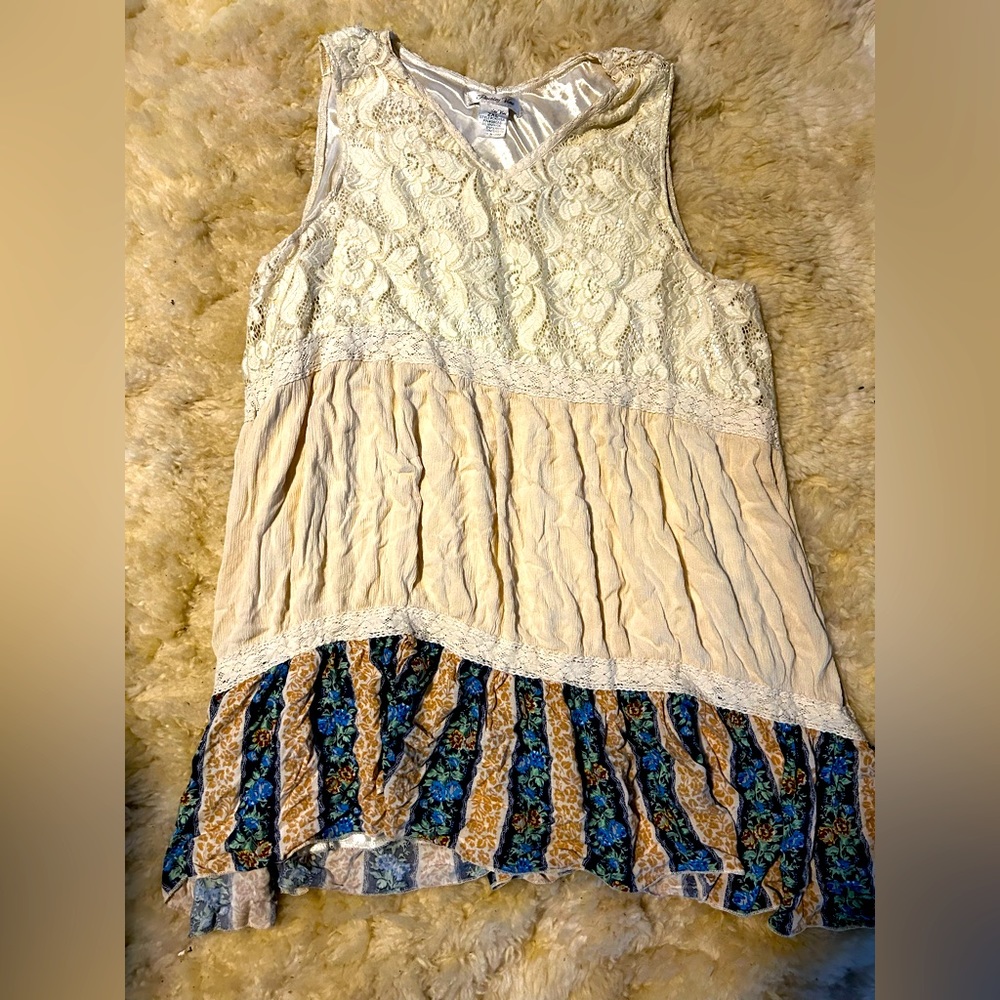 Cute boho top sz 2xl
